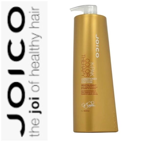 JOICO - NWT - K-PAK Color Therapy Conditioner  1 Liter Size with Pump - Picture 1 of 11